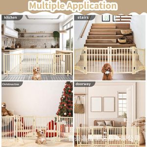 Современная складная деревянная клетка для домашних животных - Product Image 3