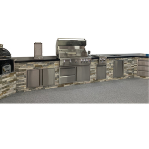 Combinación de cajón de puerta de Isla de barbacoa de cocina exterior de acero inoxidable - Product Image 6