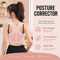 Correcteur de posture invisible, soutien dorsal discret à porter sous les vêtements, pour les trajets quotidiens et le bureau, réglable, respirant, OEM/ODM