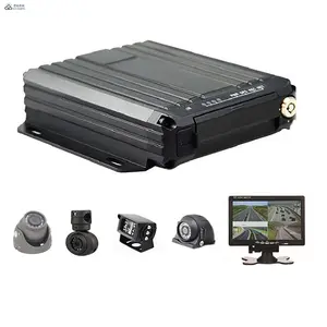 Citops 최저가 모바일 dvr H.265 4ch 듀얼 SD mdvr 카메라 케이블 cms 서버 원격 모니터링 차량 dvr 모바일 mdvr