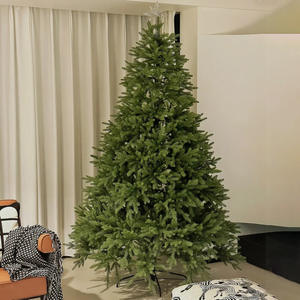 Haute qualité 1.5m/1.8/2.1/<span class=keywords><strong>3m</strong></span> arbre <span class=keywords><strong>de</strong></span> noël <span class=keywords><strong>de</strong></span> luxe arbre nu lumières cryptage Simulation pur PE matériel élégant arbre <span class=keywords><strong>de</strong></span> noël - Product Image 2