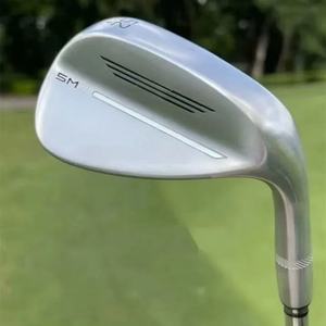 Hot Sale Customizable Right Handed PVD Color SM10 Steel Golf Club <strong>Wedge</strong> <strong>Set</strong> 48-62 Degree Black Silver Forged Artwork Rubber - Product Image 4