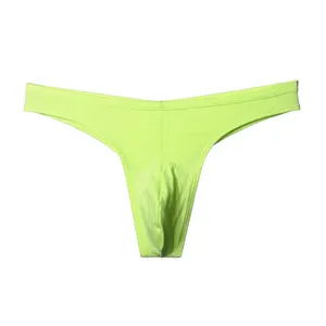 Custom Logos Plus US EU Sizes Pure Cotton Micro Men's Gayboy Sexy Underwear G String Thongs