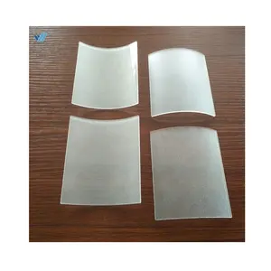 High quality bent glass hot bending glass curved for lamp and lighting