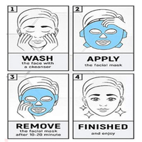 Perle de gel de thérapie chaude et froide réutilisable de vente chaude avec masque facial en peluche pour les cernes des yeux