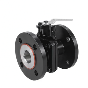 วาล์วบอลแบบคันโยก 2 ทาง ขนาด DN150 6 นิ้ว ชนิดหน้าแปลนคู่ ผลิตจากเหล็กหล่อ ใช้กับท่อ Upvc/ทองเหลือง/สแตนเลส - Product Image 2