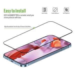 Protection d'écran en verre trempé HD transparent ultra-fin à couverture intégrale avec impression soyeuse 9H, personnalisée en usine, pour Google Pixel 10 11 Pro XL 9a - Product Image 5