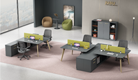 Bureau du personnel H13 meubles en forme de L table de bureau bureau de travail moderne