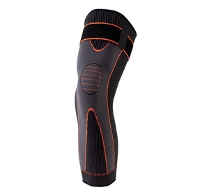 Maniche lunghe per gambe compressione supporto per ginocchio a nido d'ape tutore basket <span class=keywords><strong>pallavolo</strong></span> calcio calcio <span class=keywords><strong>ginocchiere</strong></span> - Product Image 2
