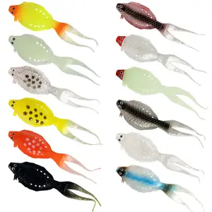 tuerbai Soft bait flounder partial mouth soft bait fish simulated clipper black fish mandarin fish pinfish artificial lure bait