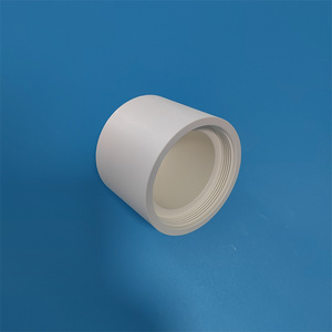 Crucible en céramique de nitrure de bore (BN) de haute pureté avec joint fileté - Product Image 3