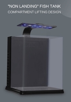 Usine Aquarium LED Petit Mini Aquarium Fish Tank pour Betta Fish