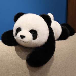 Super Cute Black and White cat Plush <b>Toy</b>, pink Little Pig Big Pillow Doll, a Festival Gift for Boys and Girls, Home Decoration - Product Image 4