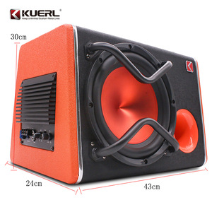 ซับวูฟเฟอร์ติดรถยนต์ KUERL ขนาด 10 นิ้ว 1200 วัตต์ แบบแอคทีฟ โมโน 12 โวลต์ กำลังขับสูง สำหรับระบบเครื่องเสียงรถยนต์ - Product Image 2