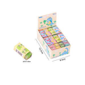 Soododo XDDU-3文具2D动物形无尘塑料环保橡皮擦铅笔聚氯乙烯恐龙橡皮擦 - Product Image 3