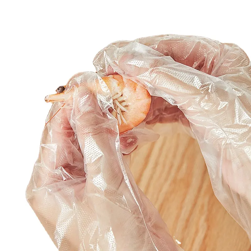 Дешевые Оптовые Высококачественные Пищевые Полиэтиленовые перчатки для очистки барбекю DIY