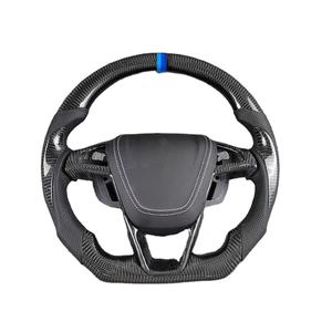 Volante in Fibra di Carbonio per <span class=keywords><strong>Ford</strong></span> Mondeo EDGE, Volante in Pelle Personalizzato, <span class=keywords><strong>Accessori</strong></span> Auto - Product Image 3