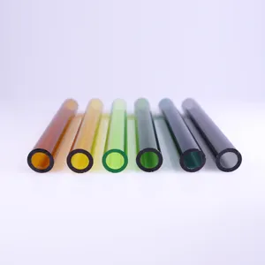 Heat Resistant Borosilicate Glass Tube Blowing Clear Glass Water Pipe Accessories