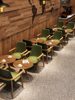Combinaison de meubles de restaurant sur mesure : table de bar, chaise, tabouret, canapé - Matériel PU moderne pour usage commercial