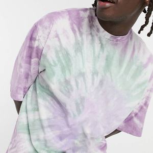 Fashionable Bulk Anti-pilling <b>Tie</b> Dye Printing Print Mens Oversized Tshirts Camisa De Hombres Demand t Shirt - Product Image 2