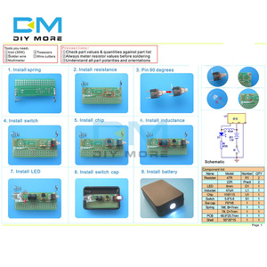 FLA-1 Đèn Pin Đơn Giản 1.5V Bộ Dụng Cụ Tự Làm Bảng Mạch Tích Hợp Bộ Thực Hành Hàn Linh Kiện Điện Tử Đào Tạo Hàn - Product Image 6