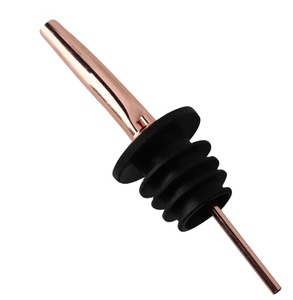 Giá thấp bán buôn thép không gỉ trọng dầu ô liu pourer Spout rượu chai tốc độ pourer rượu vang chai pourer - Product Image 3