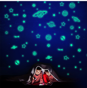 Customized Removable Luminous Star Planet <strong>Dinosaur</strong> Stickers for Ceiling, Bedroom, <strong>Nursery</strong> or Playroom - Product Image 1