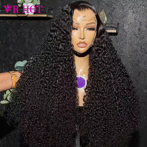 Peluca de Cabello Humano Natural Virgen Vietnamita con Ondas de Agua Widows Peak, Frontal de Encaje HD Completo, Sin Pegamento, al por Mayor - Product Image 2