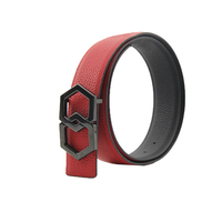 Ceinture en cuir personnalisée avec boucle amovible, ceintures en cuir véritable réversibles de marque pour hommes