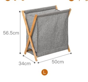 Collapsible Laundry <b>Basket</b> Foldable Bag <b>Storage</b> Organizer Clothes Laundry <b>Basket</b> Home Organization Synthetic Rattan - Product Image 5