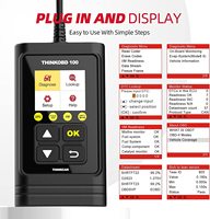 THINKCAR-lector de códigos THINKOBD 100 OBD2/EOBD, herramienta de diagnóstico automático de sistemas completos