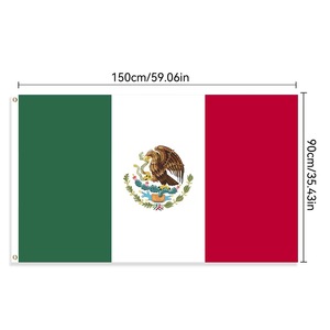 Football Matches - Popular Countries: Mexico, Canada, Germany, <strong>UK</strong>. 100% Polyester Custom-made Wholesale Flags and Banners. - Product Image 1