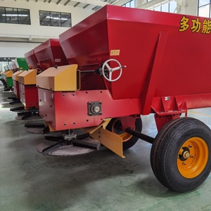 Esparcidor de fertilizantes con ruedas, esparcidor de fertilizantes con ruedas autopropulsadas, vehículo de alimentación agrícola de alta calidad totalmente automático - Product Image 6