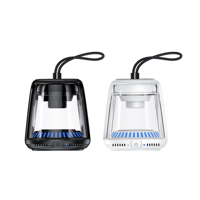 Portable Transparent Wireless for 5.2 Speakers RGB LED Lighting Outdoor Loudspeaker Stereo Bass 5-10W Output Clean
