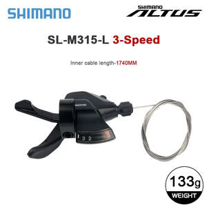 Shimano SL-M315 7 8 vitesses, levier de changement de vitesse VTT Altus <span class=keywords><strong>RD</strong></span>-M310, dérailleur arrière 21S 24V, vélo de montagne, 3 vitesses, affichage du levier de vitesse - Product Image 5