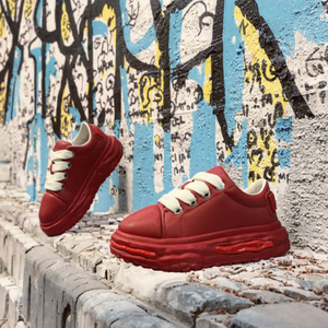 Zapatos de Verano para Hombre, Estilo Casual, con Cordones, Punta Redonda, Aumento de Altura, Entresuela de Goma, Suela de Cuero Suave - Product Image 2