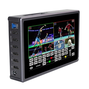DeviceWell HDS8107 <span class=keywords><strong>7</strong></span> \ "Écran Tactile PIP 4-CH Switcher Boîtier en Aluminium Technologie DCB pour Équipement de Diffusion Radio TV HD - Product Image 5