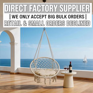Wholesale Heavy Duty Hanging Chair for Indoor and Outdoor Reinforced Single Seater <b>Swing</b> for Hotel and Commercial Projects - Product Image 2