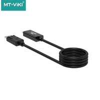 Convertisseur compatible 4K60Hz Dp mâle vers mâle HDMI 1440P/1080P 120Hz avec boîtier en PVC pour moniteur/ordinateur
