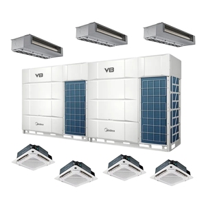 เครื่องปรับอากาศ V8 VRF ระดับมืออาชีพ ใช้สารทำความเย็น R410A ระบบ HVAC เชิงพาณิชย์เต็มรูปแบบ ประสิทธิภาพสูงสำหรับสำนักงาน พร้อมคุณสมบัติ I และคุณสมบัติอุตสาหกรรม - Product Image 1