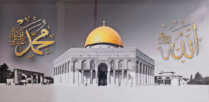 אמנות פנים יחיד אמנות דקו עיצוב בסגנון עתיק קריסטל islamic קיר שעון מרובע שרף מחט חשמלי סלון שימוש פלסטיק - Product Image 6