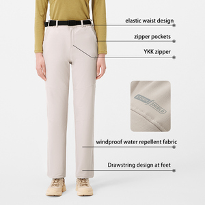 PELLIOT <span class=keywords><strong>Pantalon</strong></span> en molleton souple et chaud pour femmes, respirant, coupe-vent, hydrofuge, léger, pour la <span class=keywords><strong>randonnée</strong></span> en plein air - Product Image 5