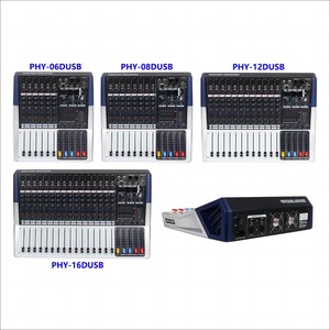 Mixer Professionale a 8 Canali con Amplificatore di Potenza, Controller Audio Digitale DJ con USB ed Echo per Palcoscenico - Product Image 5