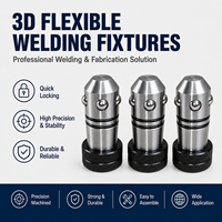 Plateforme de soudage flexible 3D, table de soudage en fonte, poste de travail de soudage tridimensionnel avec accessoires de fixation