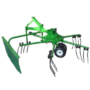 Mini Tractor PTO Rotary 2,5 m Hay Rastrillo Tedder con precio de fábrica para la venta