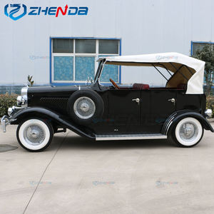 Coche Clásico Retro de Alta Calidad Hecho a Mano con Batería para Turismo en Resorts - Product Image 4