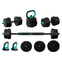 Ensemble d'haltères ajustables pour haltères Kettlebell d'haltérophilie multifonctions