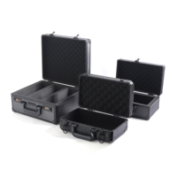 Boîte de protection de verrouillage de vol pour petit équipement de grande taille personnalisée mallette de transport en alliage d'aluminium