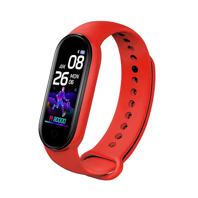 M5 Bluetooth Armband Ip67 Waterdichte Smart Band Fitness Sporthorloge Tracker Hartslag Slaap Bloeddruk Smart Armband