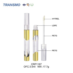 Nouveau design, tubes à gloss ronds OEM de haute qualité, tubes à huile pour les lèvres, vente en gros, tubes vides personnalisés de 3 ml, tubes fins pour baume à lèvres et gloss - Product Image 3
